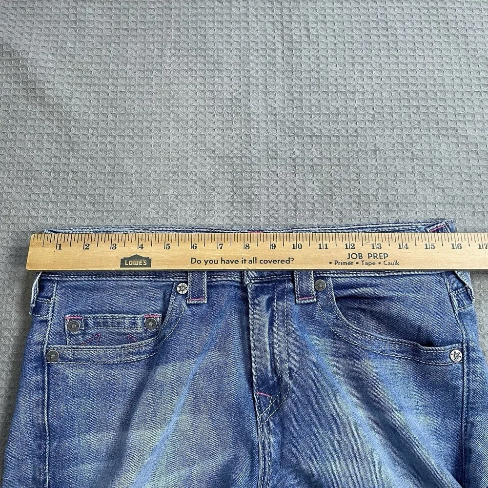 True Religion Ricky Jorts Jean Shorts 32 Men's Relaxed Straight BCA Pink Accents